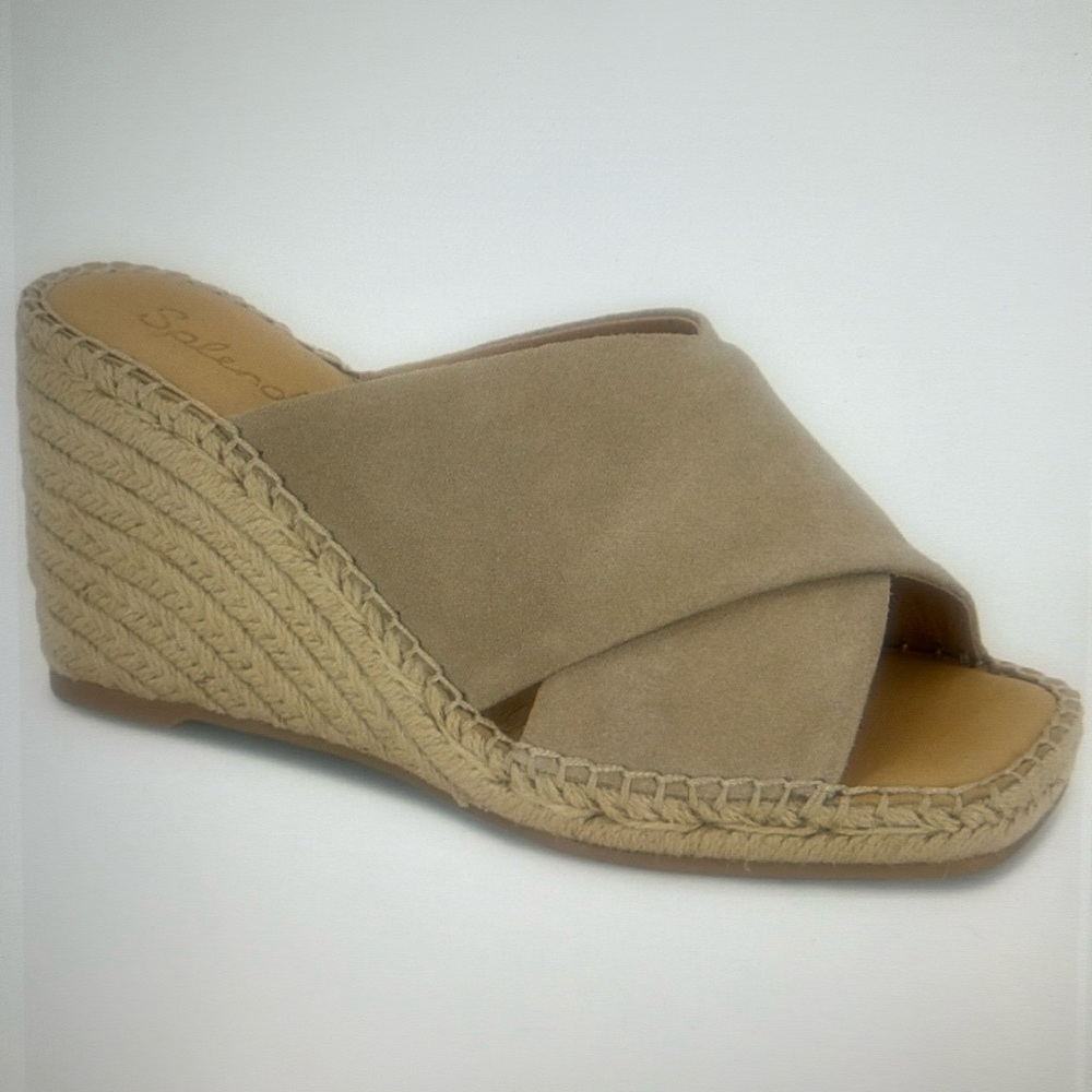 NWB Splendid Britt Espadrille Platform Wedge Slide. Size 11